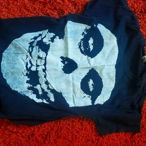 MISFITS fiend skull crimson ghost punk shirt small